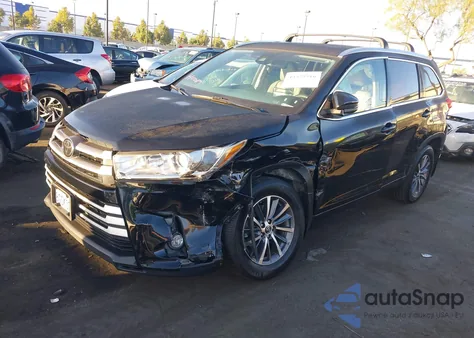 2018 Toyota Highlander Xle from USA, damaged, VIN 5TDKZRFH7JS550469